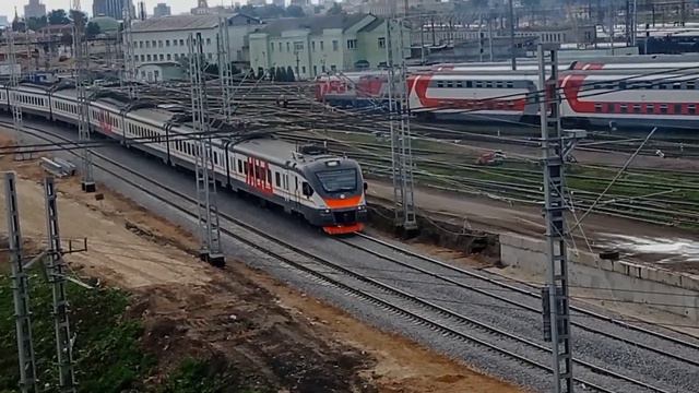 Обкатки электропоездов на МЦД-3: Рязанский, Ленинградский ход, Митьковская ветвь смотреть онлайн