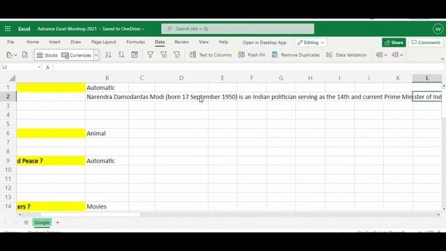 Convert Excel Into Google | New Data Types In Microsoft Excel | Microsoft 365 New Feature смотреть онлайн