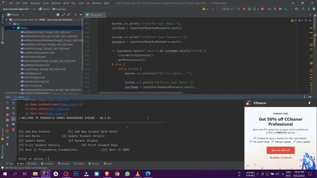 Java Console App | IJSE Project смотреть онлайн