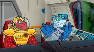Полёт в Космос на Ракете/ Гуджитсу Эпизод 6/ Heroes of Goo Jit Zu