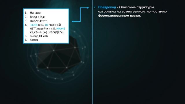 Способы описания алгоритмов. Алгоритмы и структуры данных. смотреть онлайн