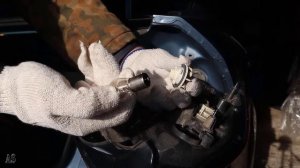 Как снять задний фонарь Шевроле Авео