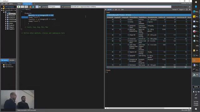 C# - Count, Sum, Min, Max, Average - SQL-ის მცოდნესთვის, სეს смотреть онлайн