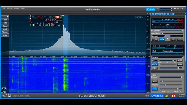 Flex-6400 27Mhz propagation! смотреть онлайн