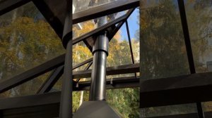 Вытяжной зонт для мангала в загородном коттедже