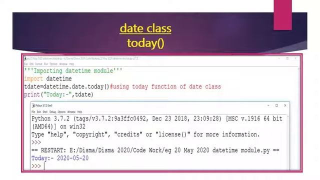 datetime Module in Python смотреть онлайн