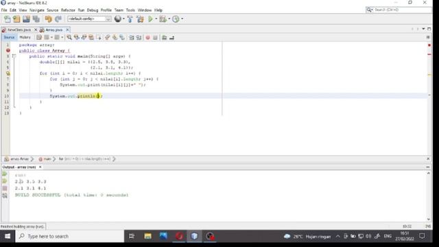 ELEMEN ARRAY 2D TIPE DOUBLE DAN ELEMEN ARRAY 3D TIPE INT #D dan E смотреть онлайн