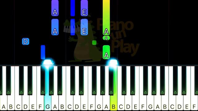 The Beatles - Here Come The Sun - SLOW EASY Piano CHORDS TUTORIAL by Piano Fun Play смотреть онлайн