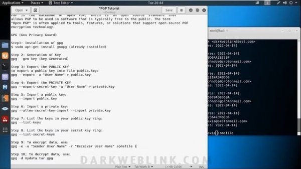 How to Encrypt and Decrypt PGP Message in Linux ?