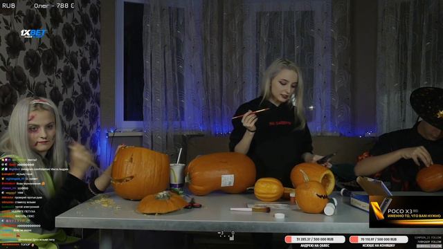 ШОУ - ПРАЗДНУЕМ ХЭЛЛОУИН ЧЕЛЛЕНДЖ - Modestal, Follentass, Fasoollka, Vatarisgame #1