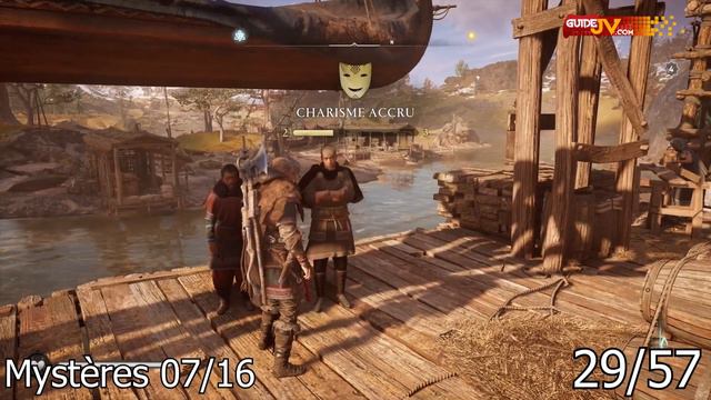 ASSASSIN'S CREED VALHALLA : 100% LEDECESTRESCIRE - Richesses, Mystères, Artefacts GUIDE TERRITOIRES смотреть онлайн