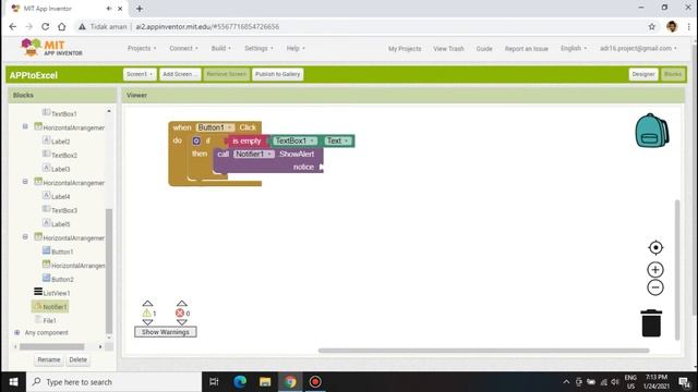 MIT APP INVENTOR 2. How to Make an Aplication (Save Data to Excel and Read from Aplication) смотреть онлайн