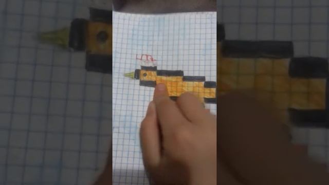 как нарисовать цыпленка по клеточкам смотреть онлайн