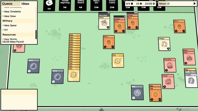 Stacklands - A village builder where you stack cards to build structures and fight creatures! смотреть онлайн