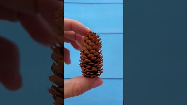 Сова из шишки и пластилина. Осенняя поделка. смотреть онлайн