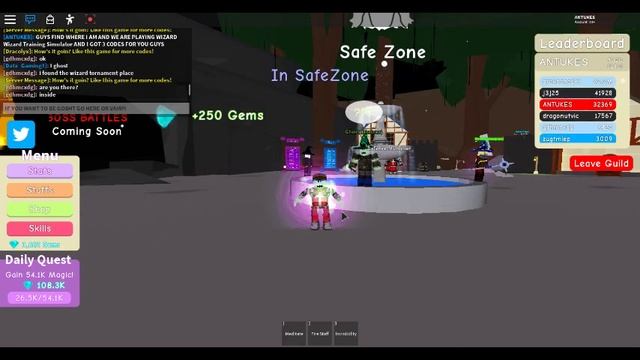 ALL CODES IN WIZARD TRAINING SIMULATOR! (Roblox)2020 смотреть онлайн