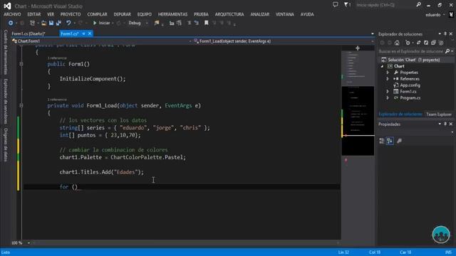 Cómo HACER un GRÁFICO en Visual Studio C# | Control CHART смотреть онлайн