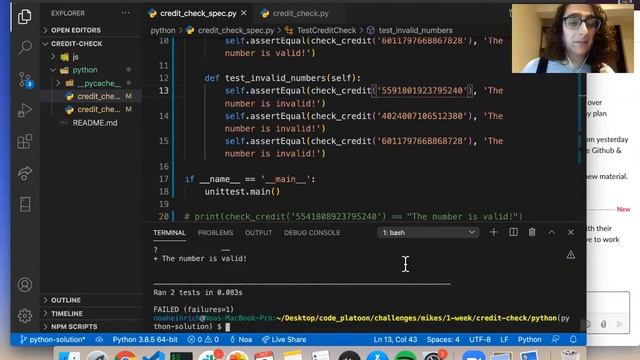 W1D5: Credit Check and Git Review (2 of 2) смотреть онлайн