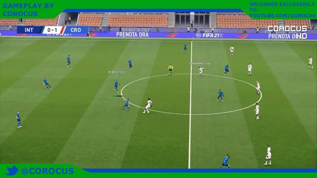 Inter Milan vs Crotone | Giuseppe Meazza Stadium | 2020-21 Serie A | PES 2021 смотреть онлайн