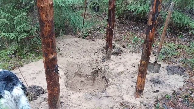 Ура, опять стройка! В этой ИЗБЕ можно жить всю зиму! DIY. Один в лесу. смотреть онлайн