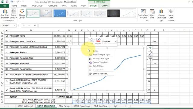 Menggambar Kurva S pada Lembar Kerja Excel смотреть онлайн