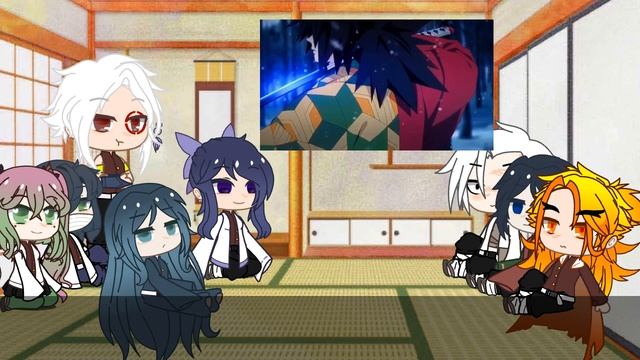hashiras react to giyuu //2/2// Gacha Club смотреть онлайн