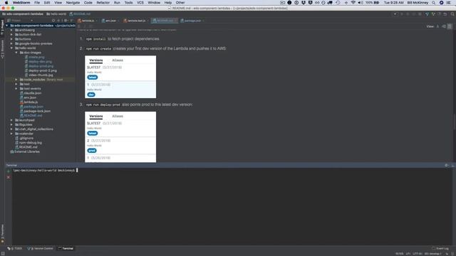 AWS Lambda - using aliases and versions when deploying Lambda functions смотреть онлайн