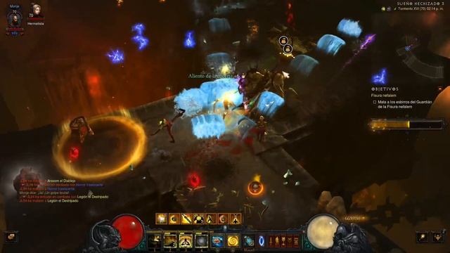 Diablo III Fisura Nefalem Tromento XVI - Monje (Set Mantra de Inna) смотреть онлайн
