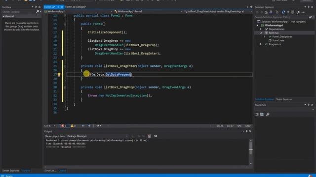 Drag & Drop App | C# Windows Forms смотреть онлайн