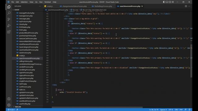 Program the product selling history page including product searching, viewing pending delivery. смотреть онлайн