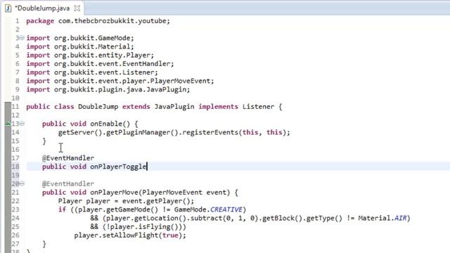 How To Make a Bukkit Plugin: Episode 74 *Double Jump* смотреть онлайн