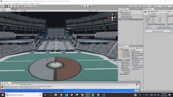 Unity Error - Unassigned and Null Reference Exception