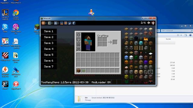 How to get Minecraft 1.2.5 free with TooManyItems installed смотреть онлайн