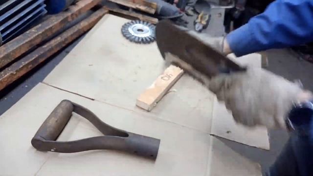 Походная лопата своими руками. A hiking shovel with your own hands. смотреть онлайн