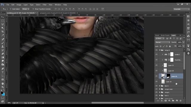 Black Bird | Photo Manipulation Speed Art смотреть онлайн