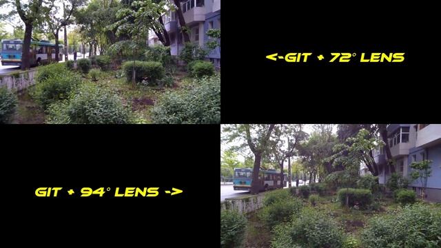 GitUp Git2 72° vs 94° Lens Test смотреть онлайн