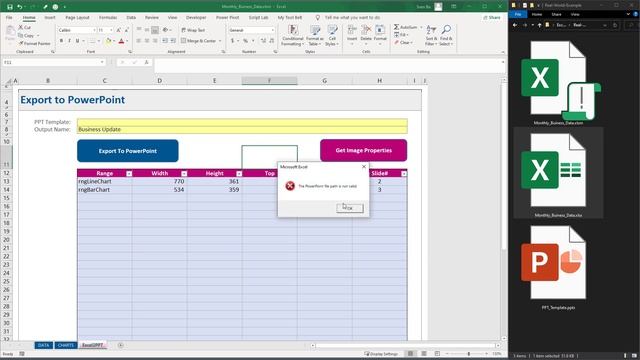 Export Excel Charts to PowerPoint (Free Excel VBA Template) смотреть онлайн