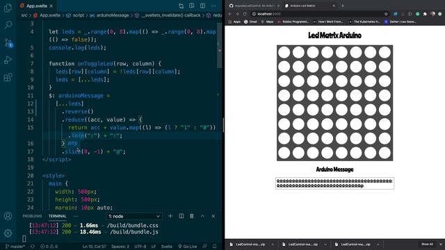 How to build a website using svelte that controls an Arduino & Led Matrix with navigator.serial смотреть онлайн