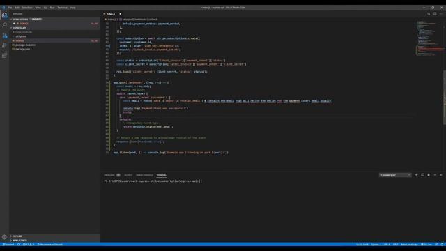 Set up Stripe Webhooks with React and Express смотреть онлайн