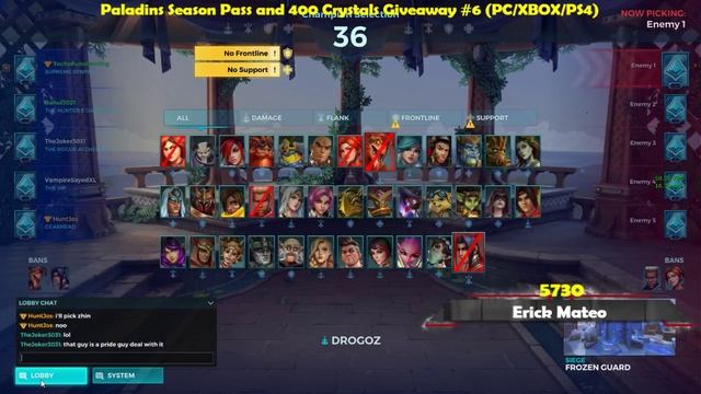 Paladins 1.1 is now Live #2 - New Champion, Skins, Event (Season Pass and 400 Crystals Giveaway #6) смотреть онлайн