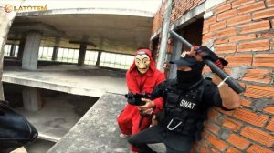 Parkour MONEY HEIST Season 4 | POLICE Never Backs Down (BELLA CIAO REMIX) | POV chase In REAL LIFE