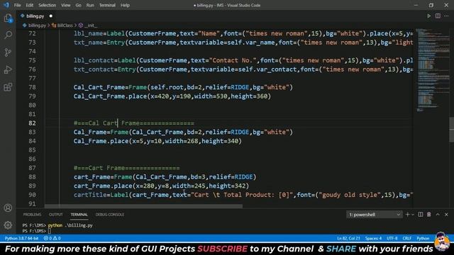 ?#9 How to Create Inventory Management System with Database in Python | 0 to Hero Course | Billing? смотреть онлайн