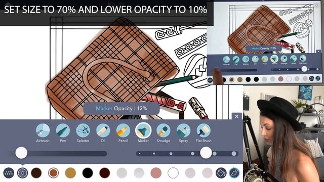 Coloring Tutorial: How to Create High Fashion Illustration with Color Therapy App смотреть онлайн