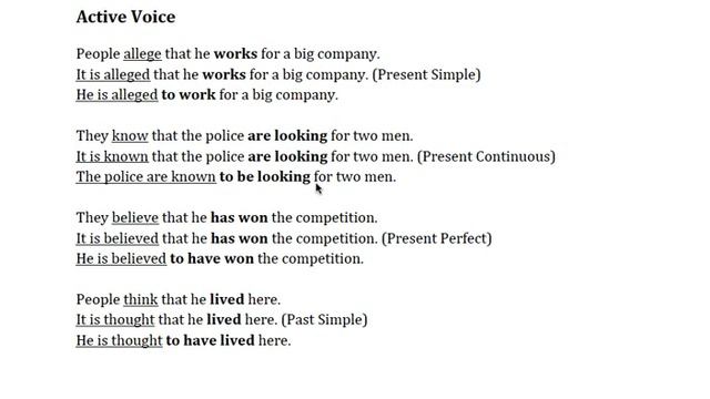 Passive Reporting Structures