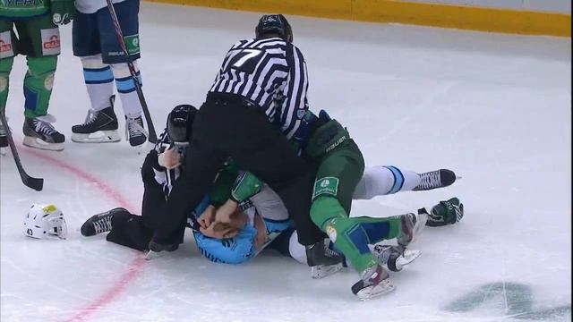 Бой КХЛ: Хлыстов VS Игнатович / KHL Fight: Khlystov VS Ignatovich