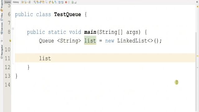 How to create Queue use by java. смотреть онлайн