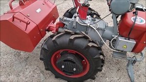 Мотоблок Мотор Сич МБ-6, обзор, работа с оборотным плугом