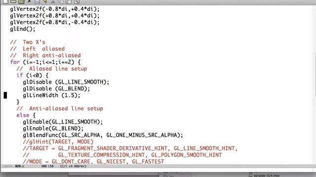 OpenGL Tutorial | OpenGL Screencast Video Tutorial HD 20: Anti-Aliasing смотреть онлайн