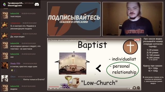 Маргинал ЖЕСТКО пояснил за Христианские Деноминации! смотреть онлайн