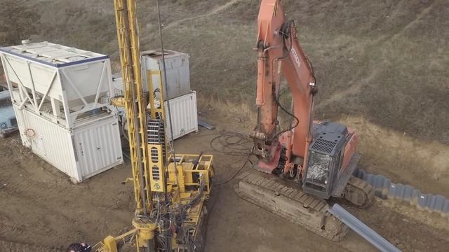 Работы по укрепление берега в Аршинцево. смотреть онлайн